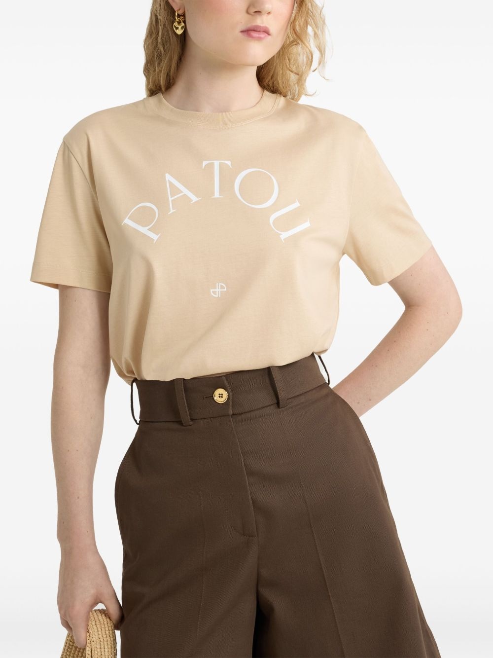 monogram T-shirt - 4