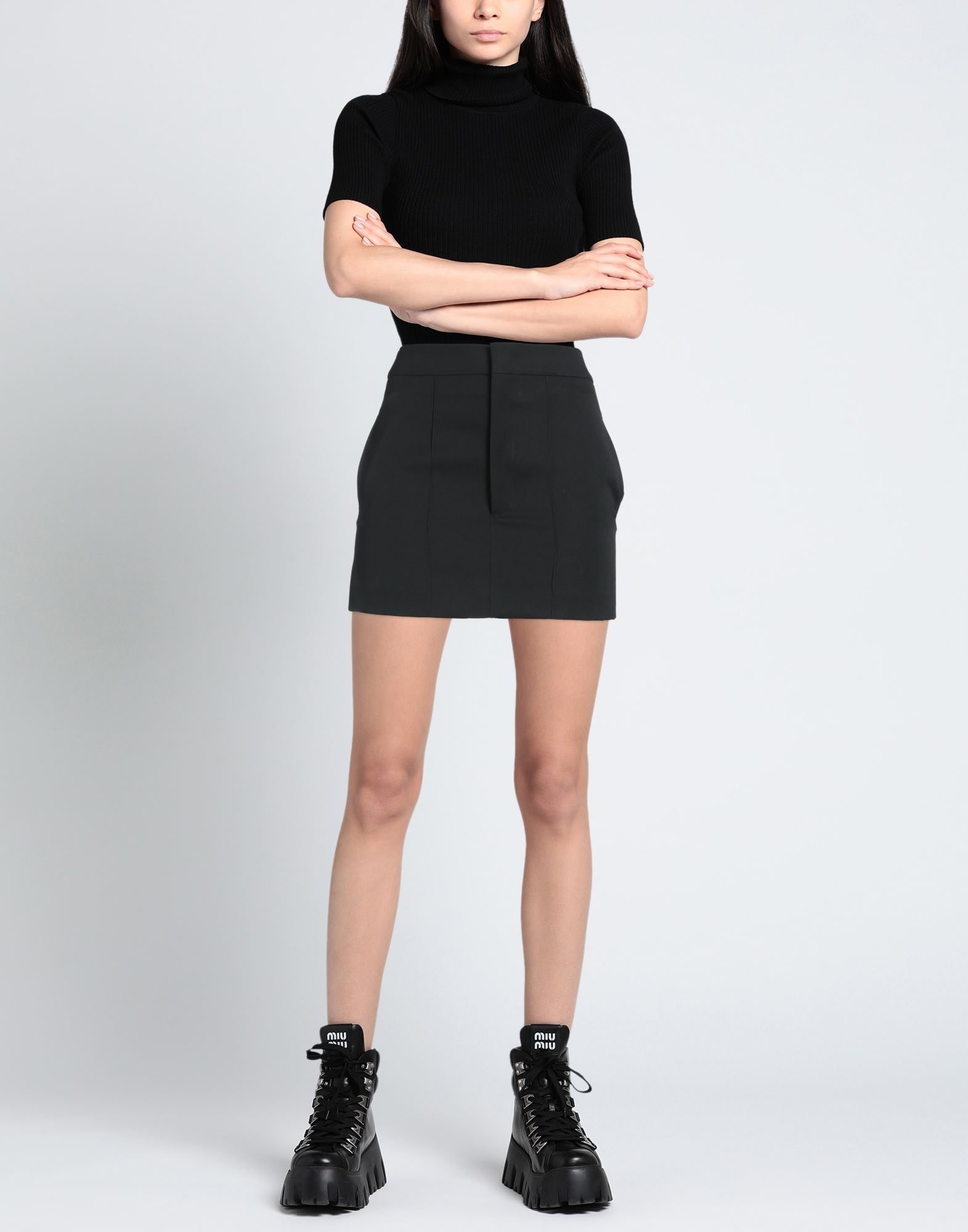 Black Women's Mini Skirt - 2