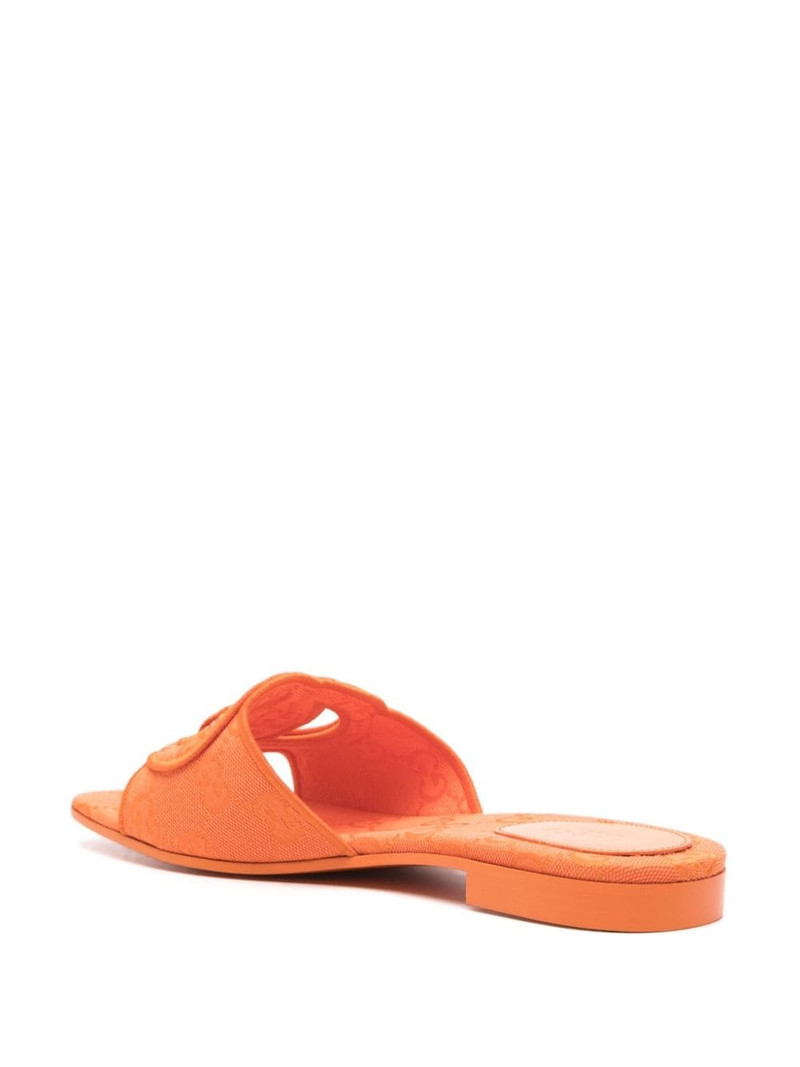 GG Supreme canvas mules 3