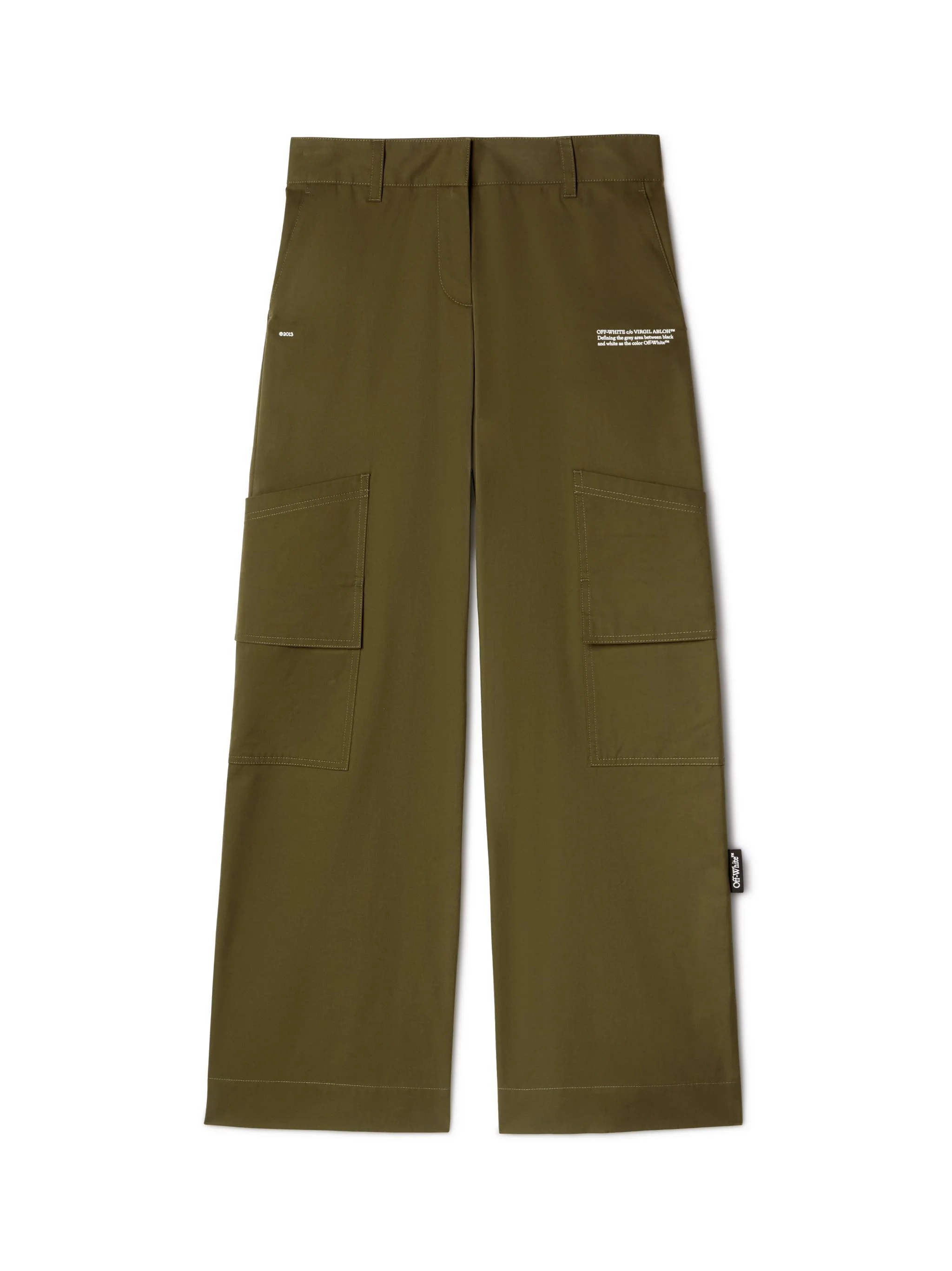 Green Toybox Cotton Cargo Pants - 1