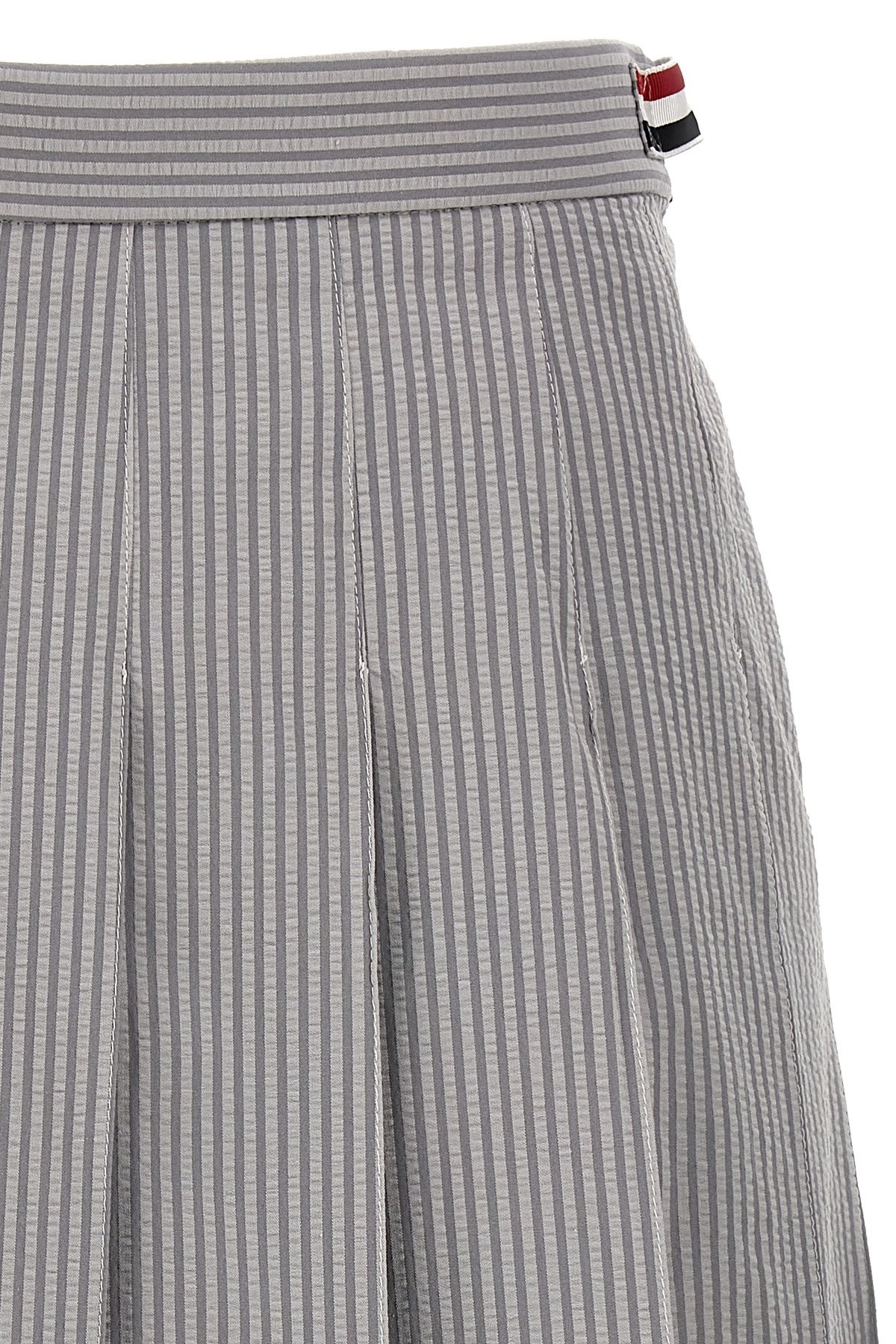 Pleated midi skirt - 4