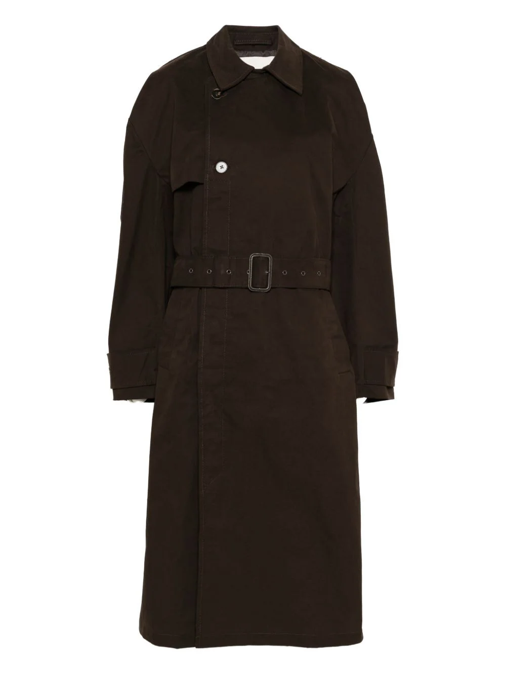 belted trench coat - 1