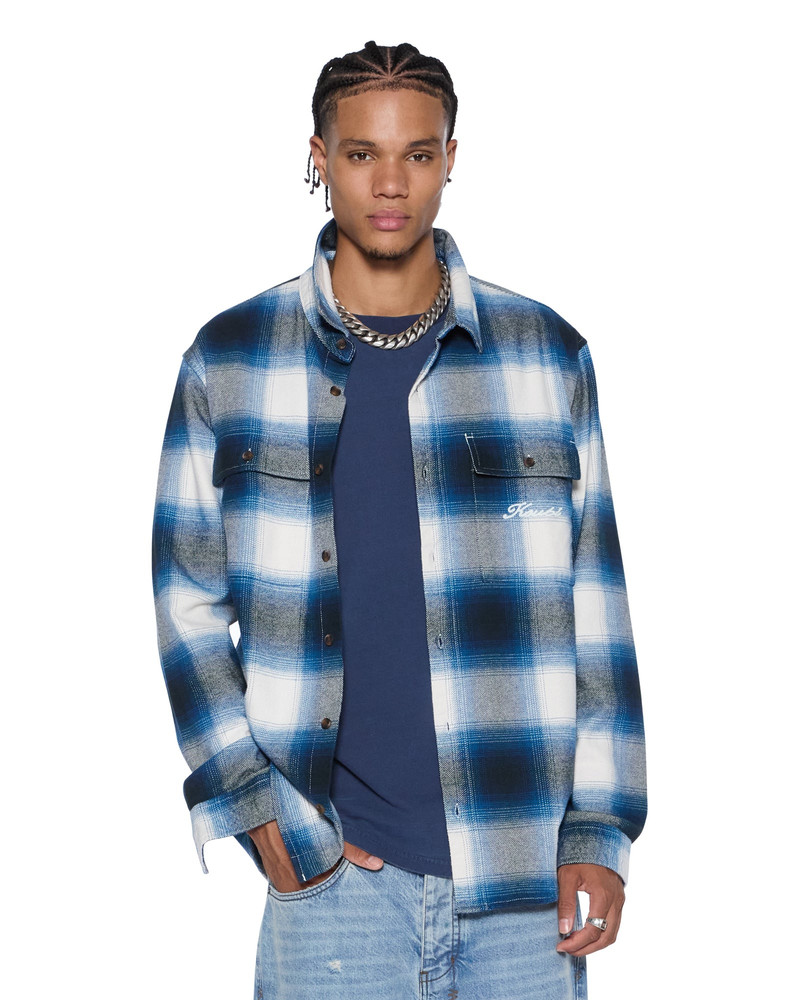 ROSEBOWL LS SHIRT SALTED BLUE 3