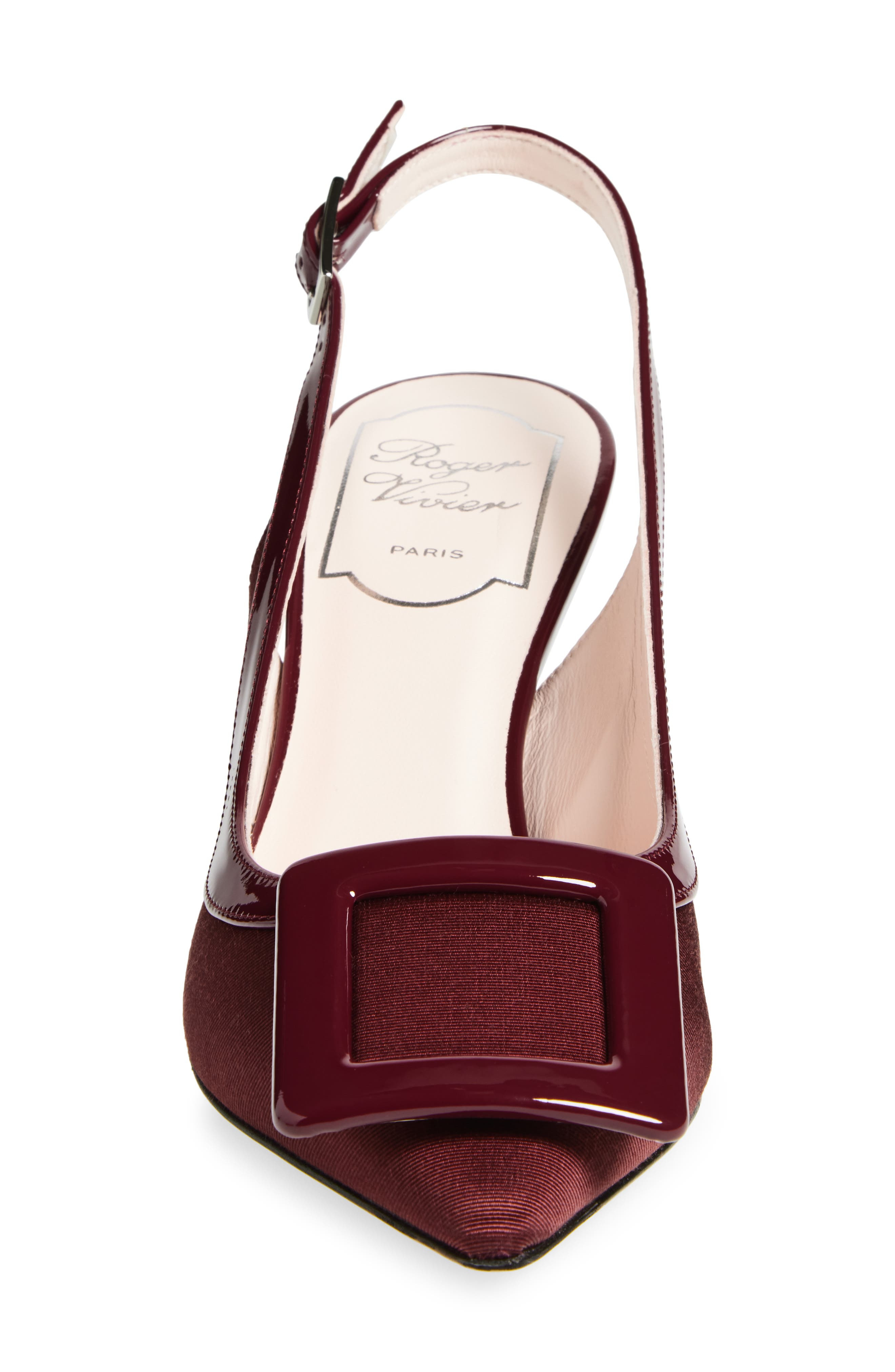 Roger Vivier Viv in the City Slingback Pump in Bright Red at Nordstrom - 4