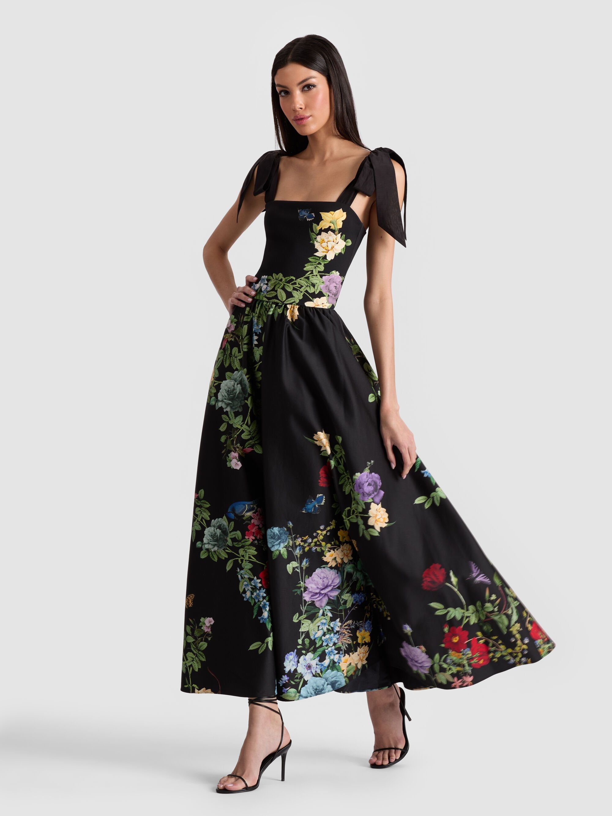 ORIANA DROP WAIST MIDI DRESS - 5
