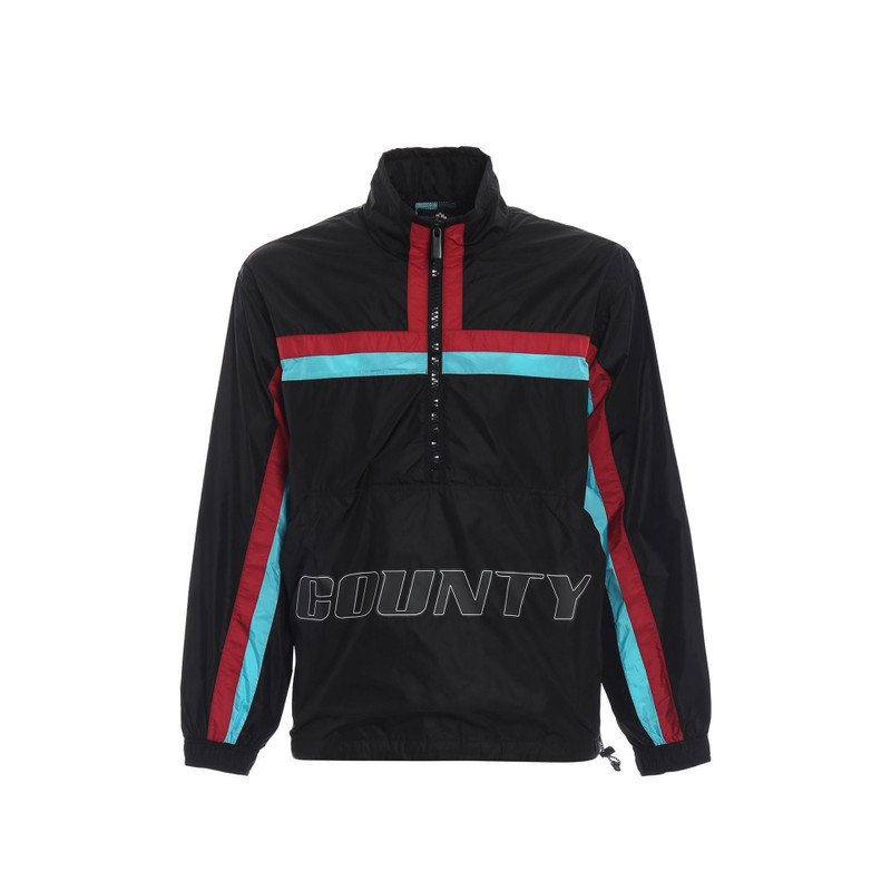 MARCELO BURLON LOGO WINDBREAKER JACKET 1