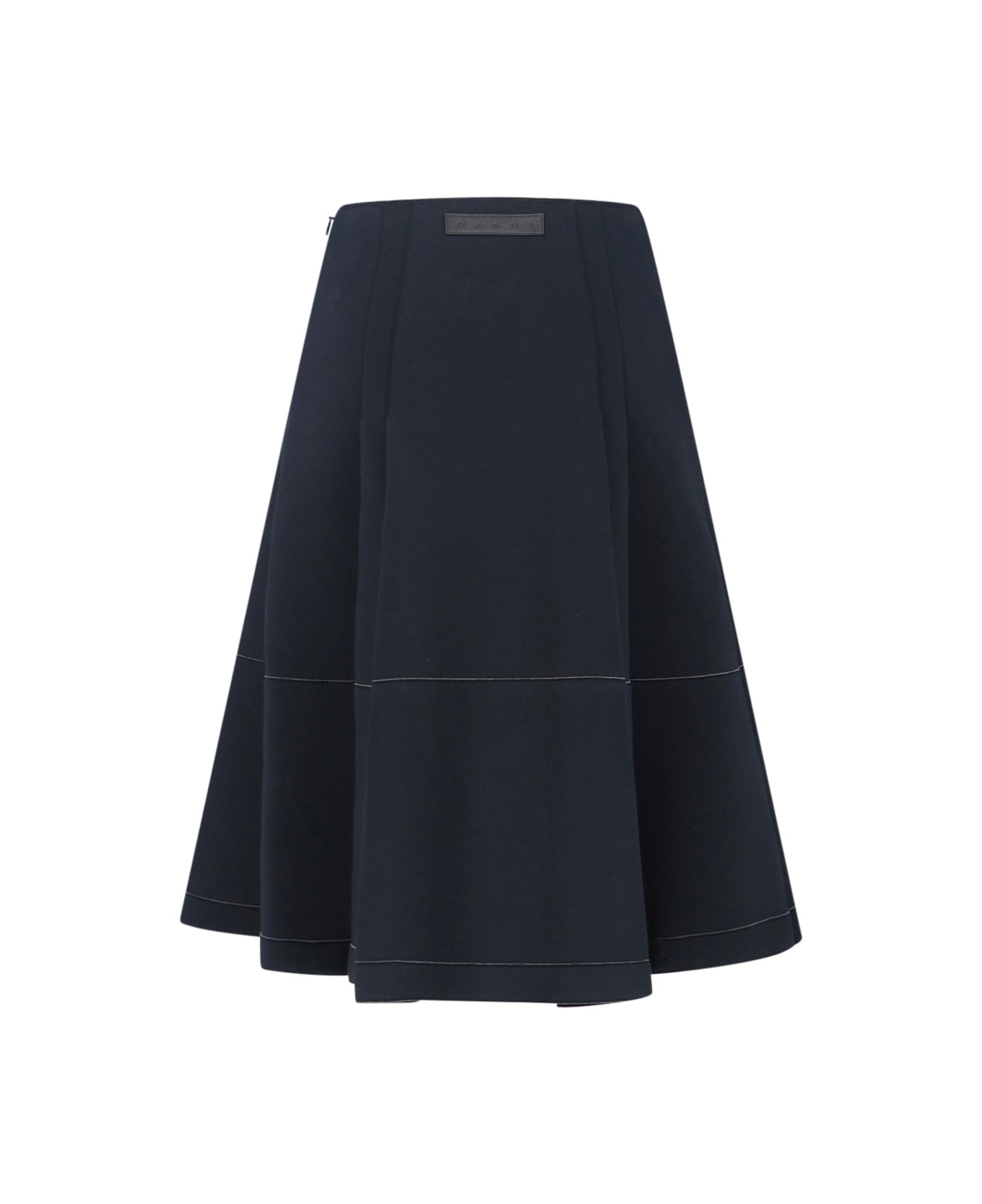 Pleated Midi Skirt - 2