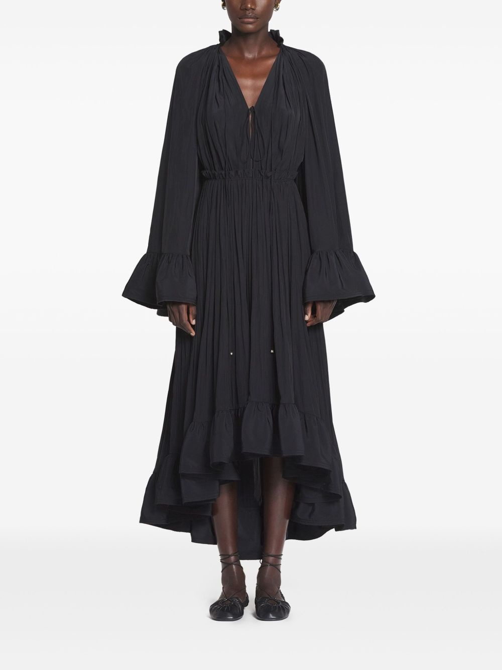 ruffled midi dress - 2