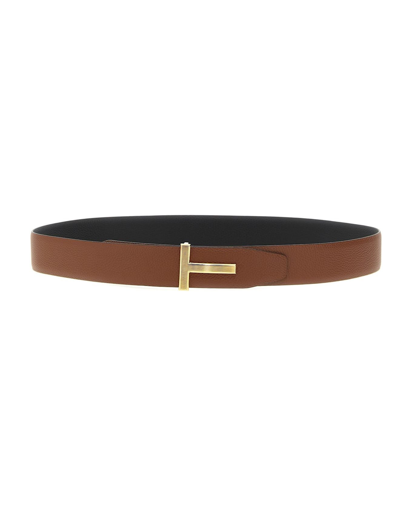 Logo Buckle Reversible Belt - 1
