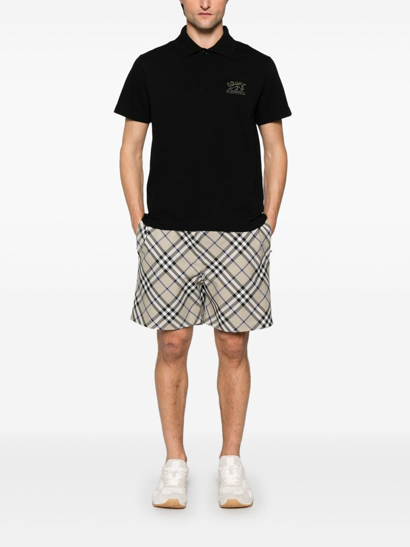 Burberry logo-embroidered polo shirt outlook