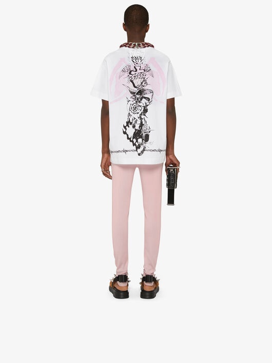 GOTHIC PRINTED OVERSIZED T-SHIRT - 4