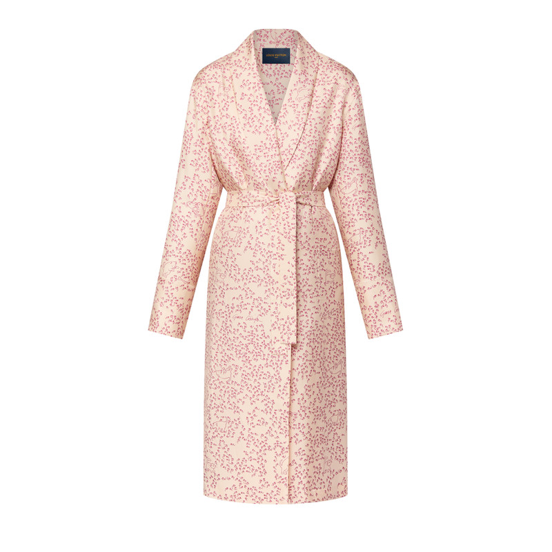 Cat-and-Mouse Print Robe 1