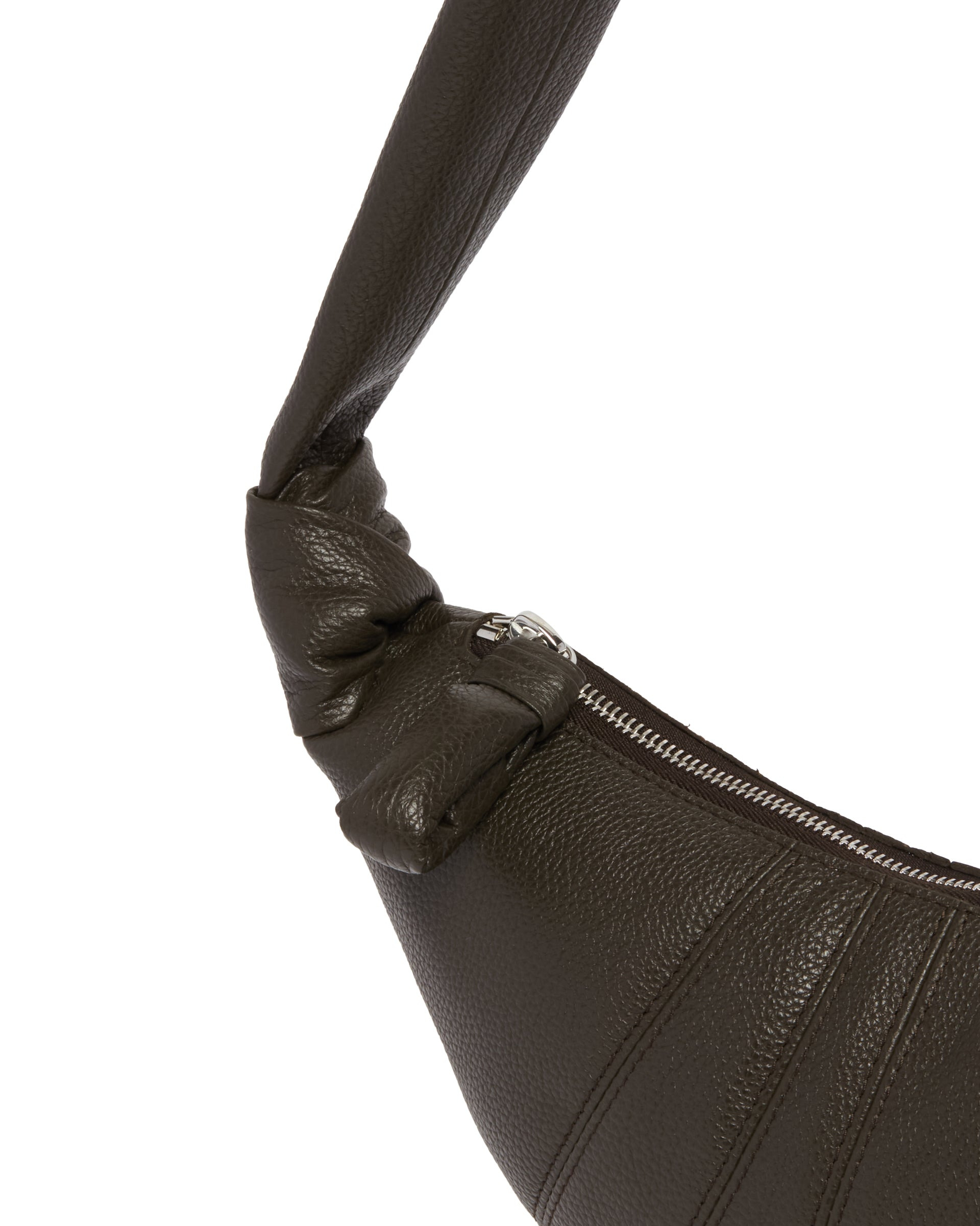 Brown Small Croissant Bag - 4