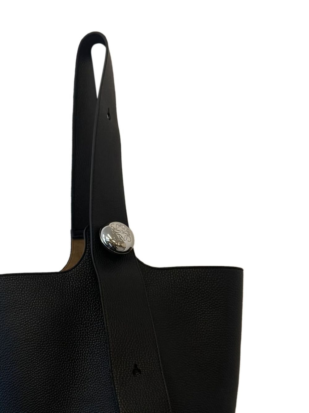 Pebble button-detail tote bag - 2