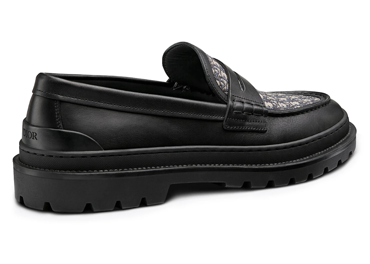 Dior Explorer Loafer Black Beige Black Dior Oblique Jacquard - 3