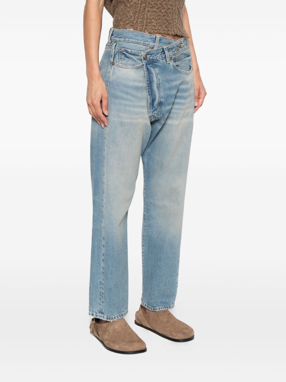cross-waistband jeans - 3