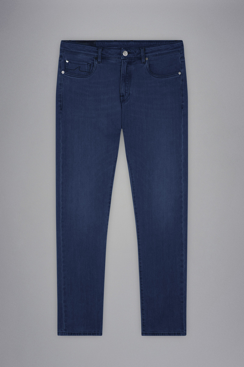STRETCH COTTON DENIM JEANS 1
