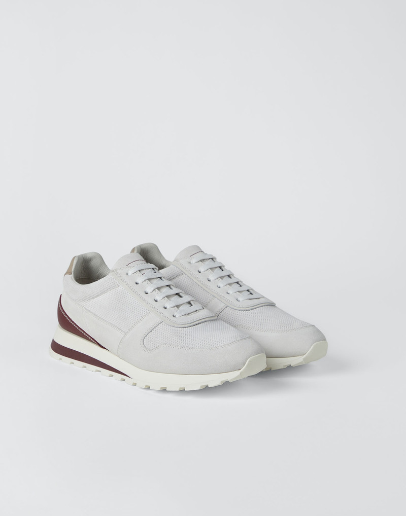 Punched suede runners 1