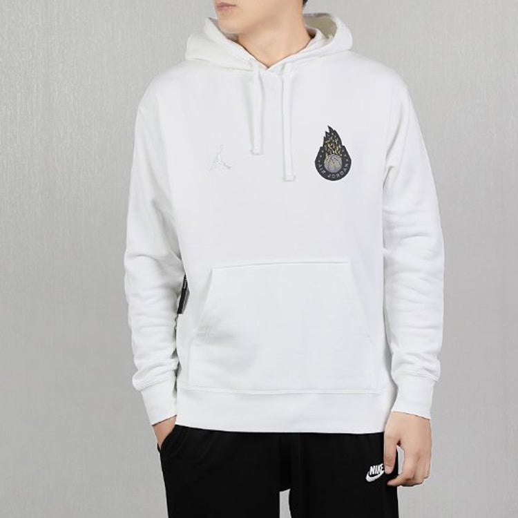 Air Jordan Legacy Basketball hooded Pullover White CJ9093-100 - 2