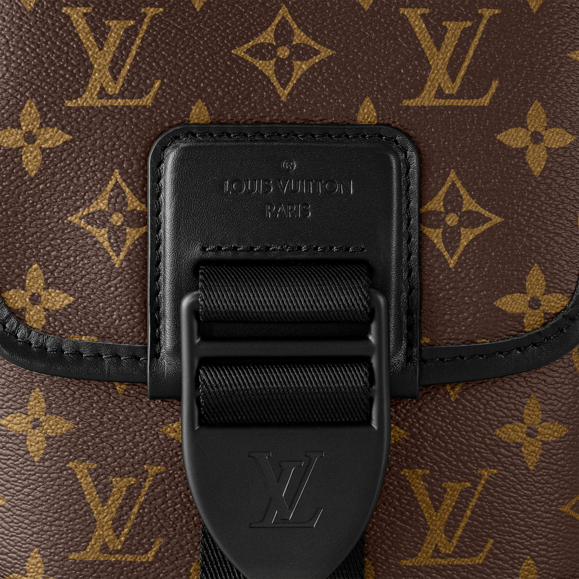 Louis Vuitton Monogram Macassar Archy Messenger GM - Brown