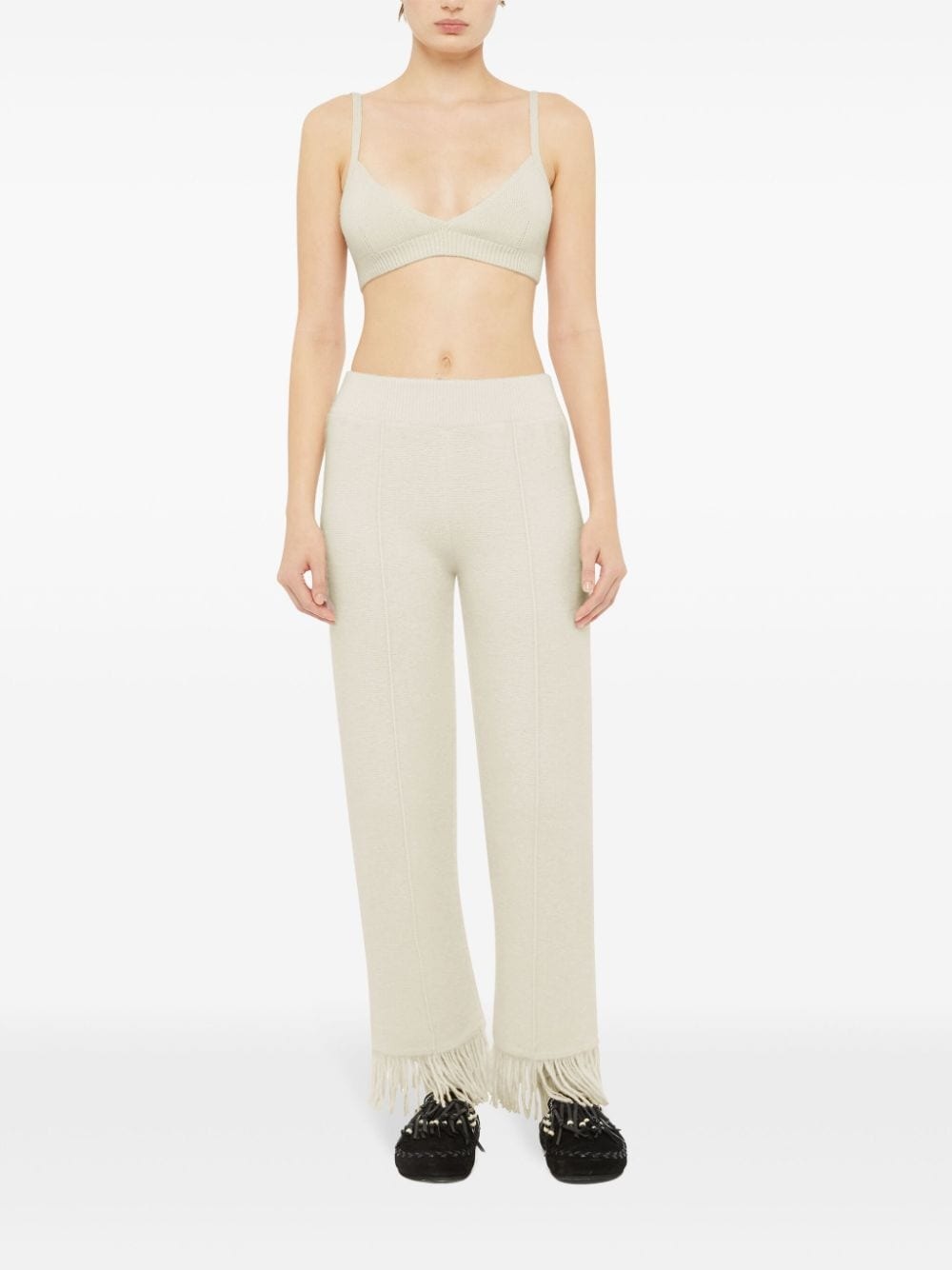 Finest fringe-detail trousers - 3