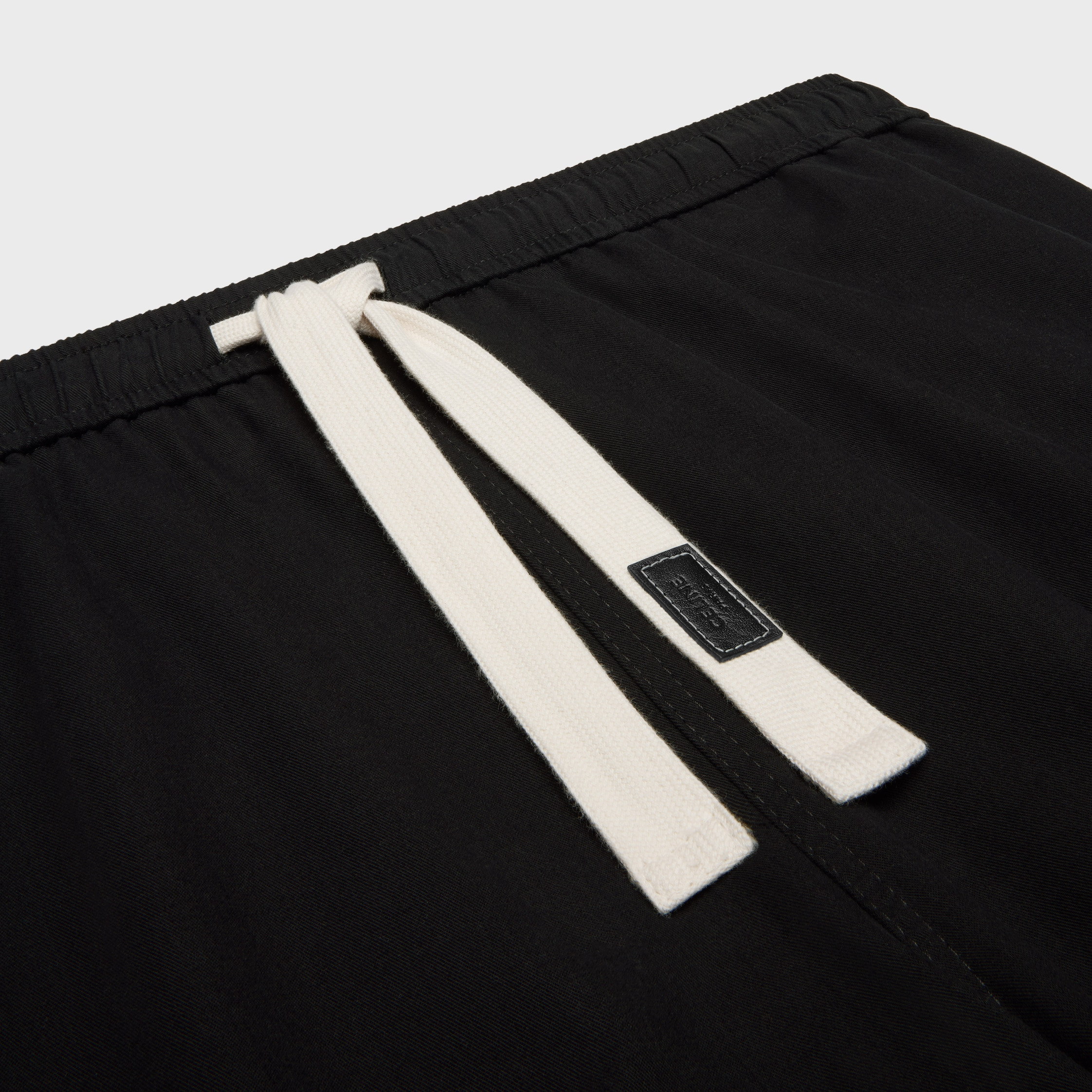 drawstring trousers IN cotton canvas - 3