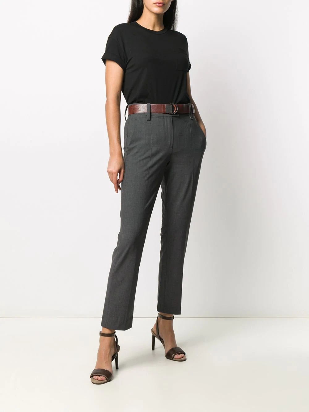 straight-leg tailored trousers - 2