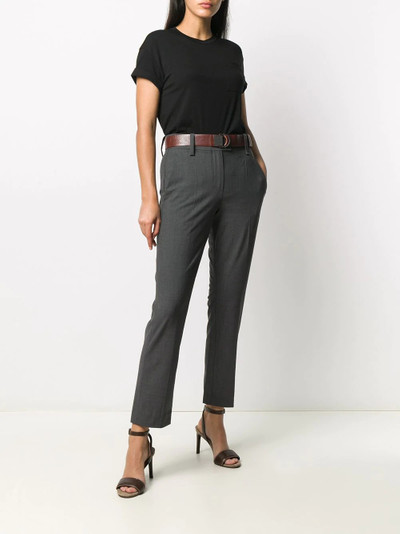 Brunello Cucinelli straight-leg tailored trousers outlook