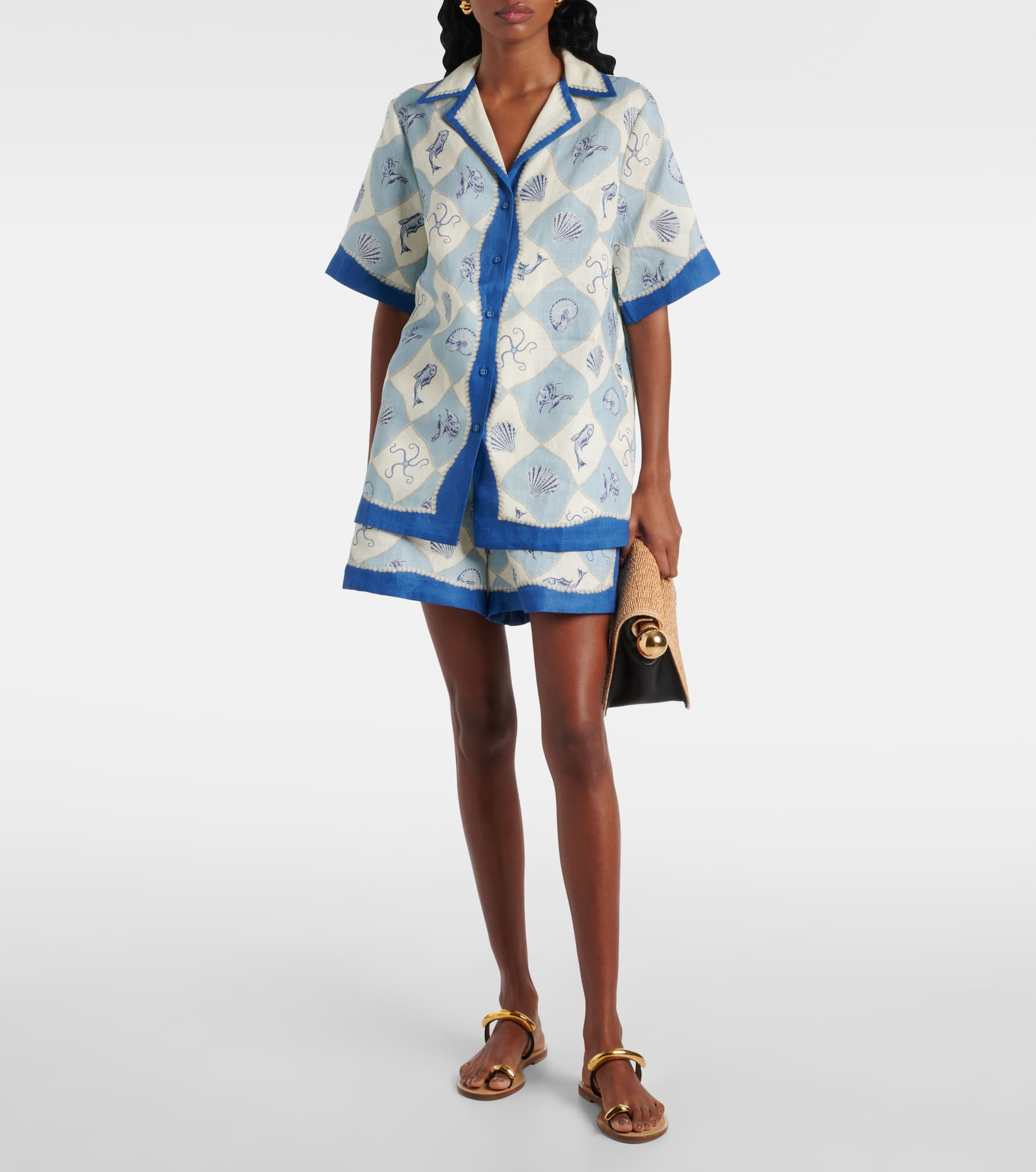 Printed linen shirt - 2