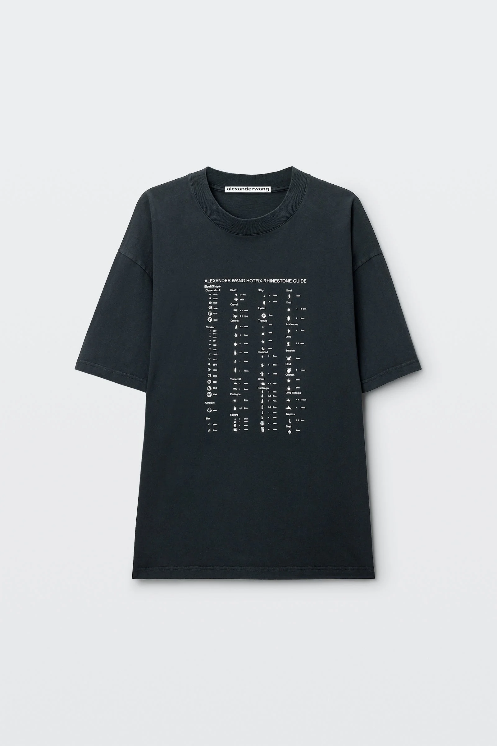 crystal hotfix graphic tee - 1