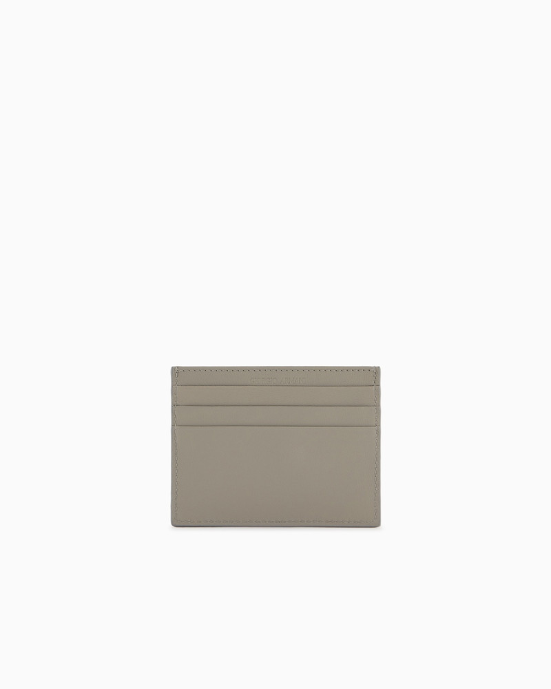 GIORGIO ARMANI NAPPA LEATHER CARD HOLDER outlook