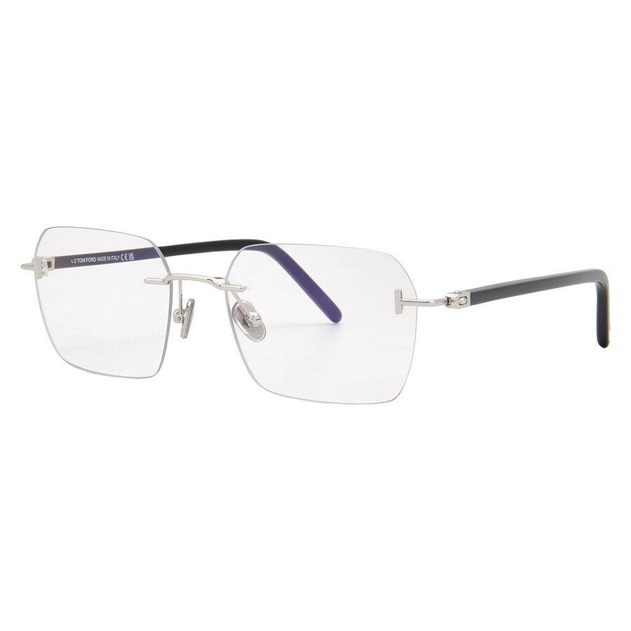 Tom Ford Blue Light Block Rectangular Men's Eyeglasses FT5934-B 016 54 - 2