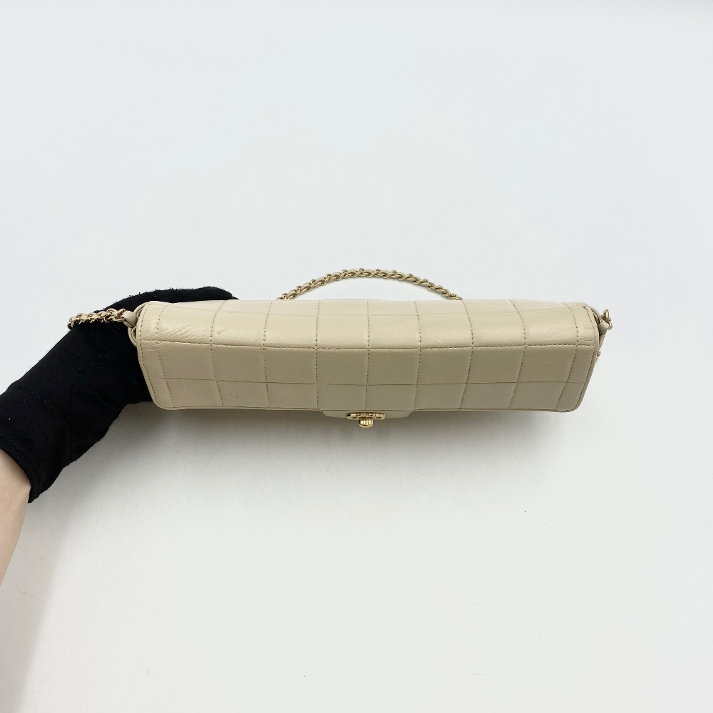 Chanel No.7 Beige Chocolate Bar Bag - 5