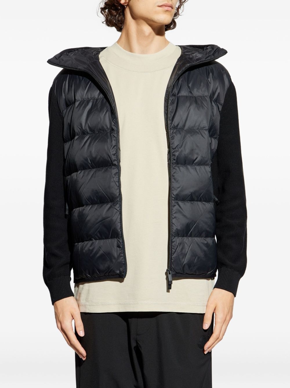 panelled hooded jacket - 3