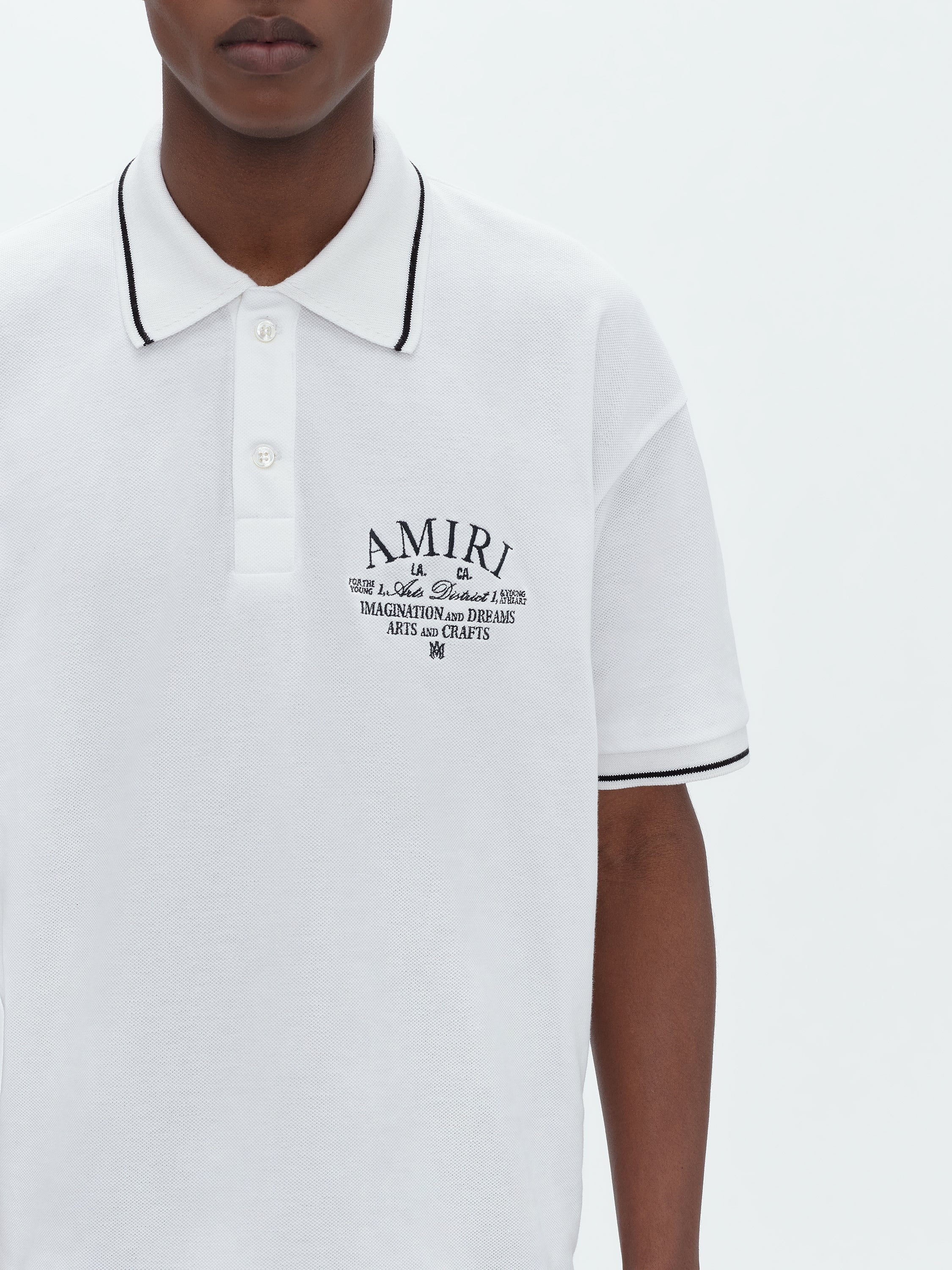 AMIRI ARTS DISTRICT PIQUE POLO - 5