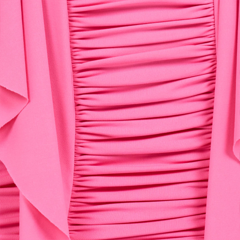 Two-Tone Draped Dress 5
