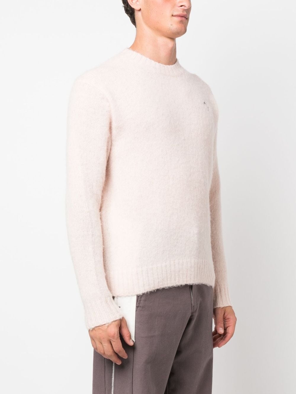 crew-neck wool jumper - 3