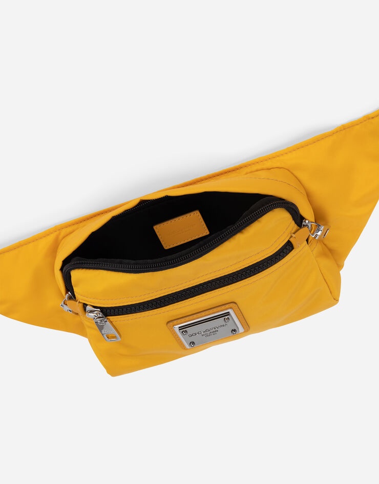 Small nylon belt bag with logo tag - 5