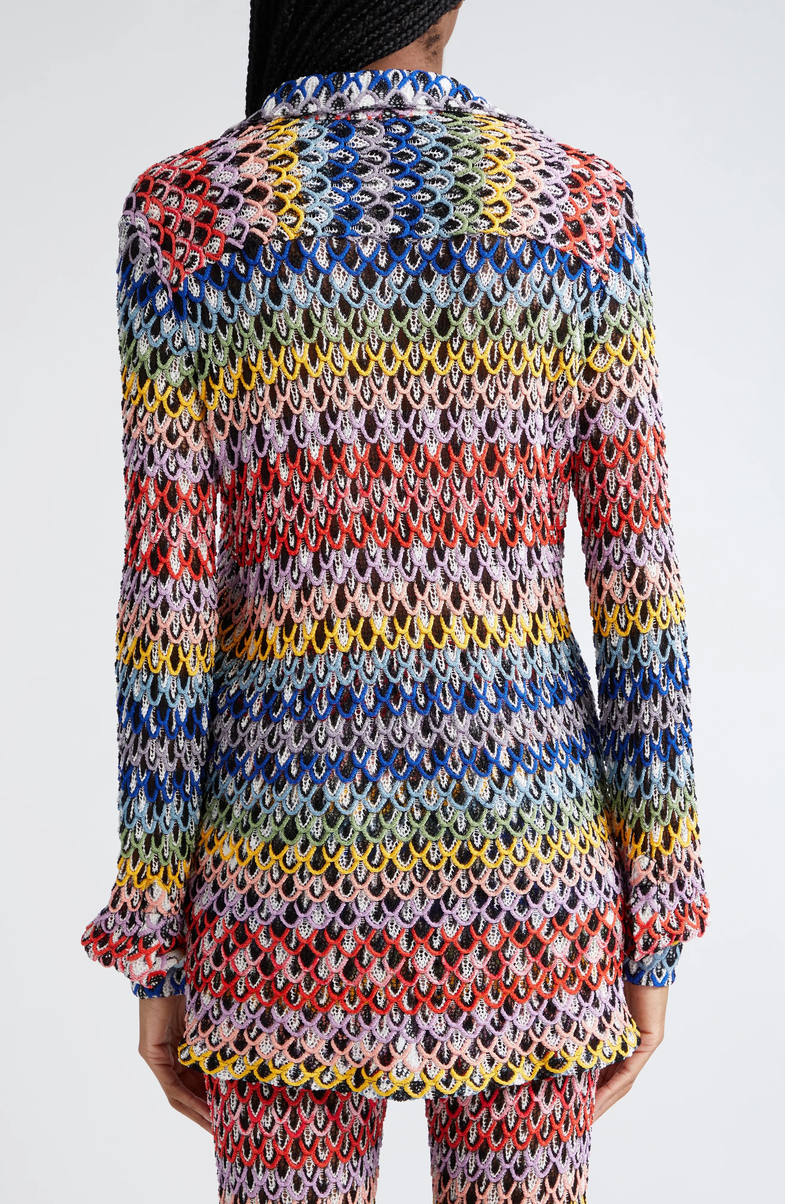 Colorful Loop Knit Shirt - 3