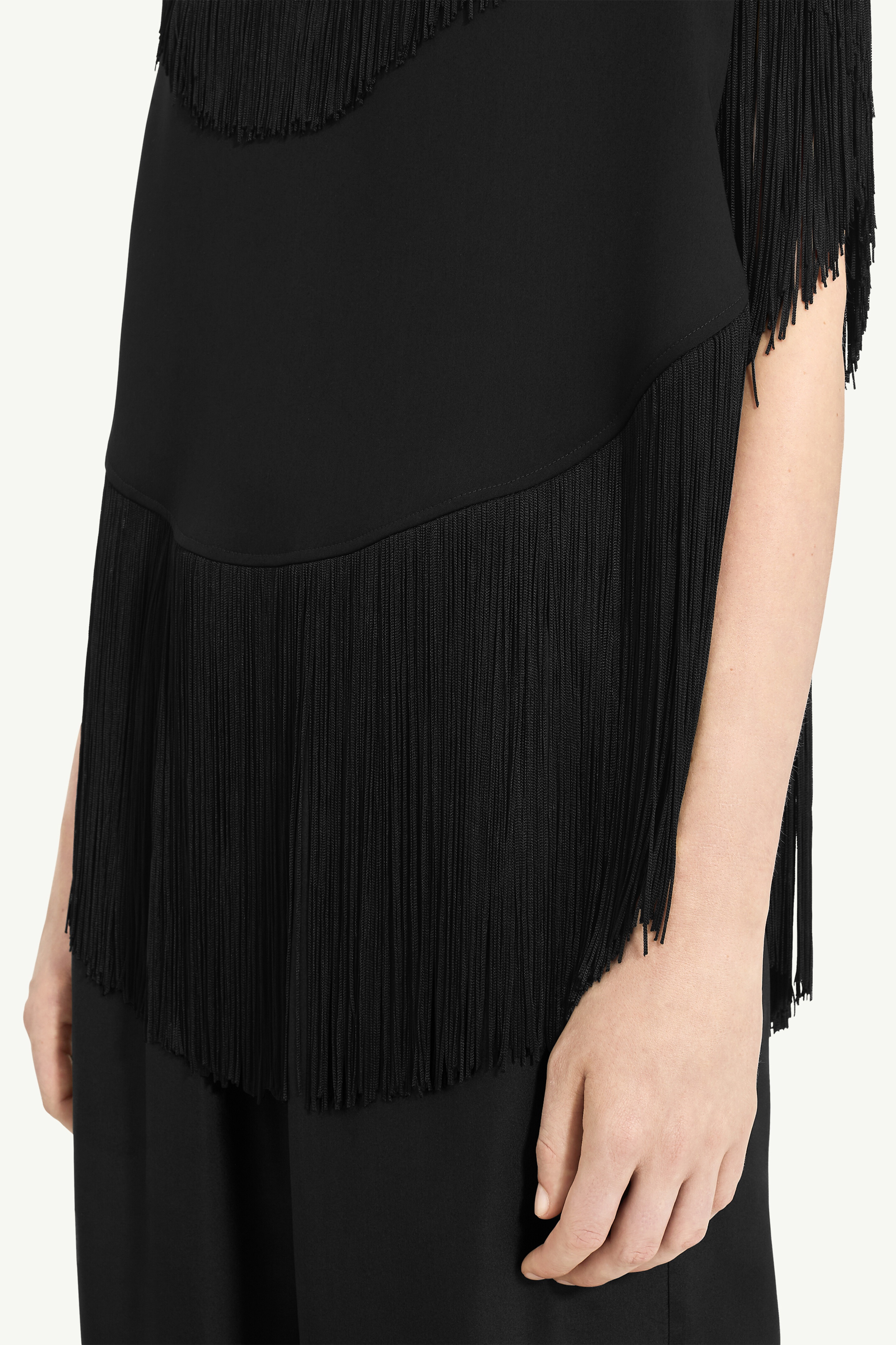Fringed crewneck - 5