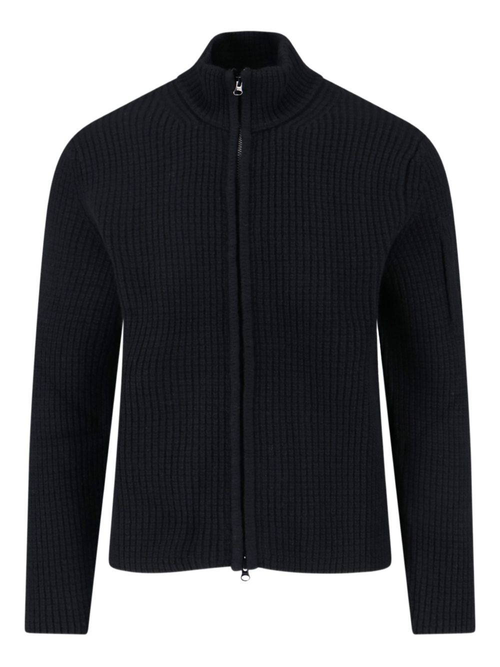 zip-fastening cardigan - 1