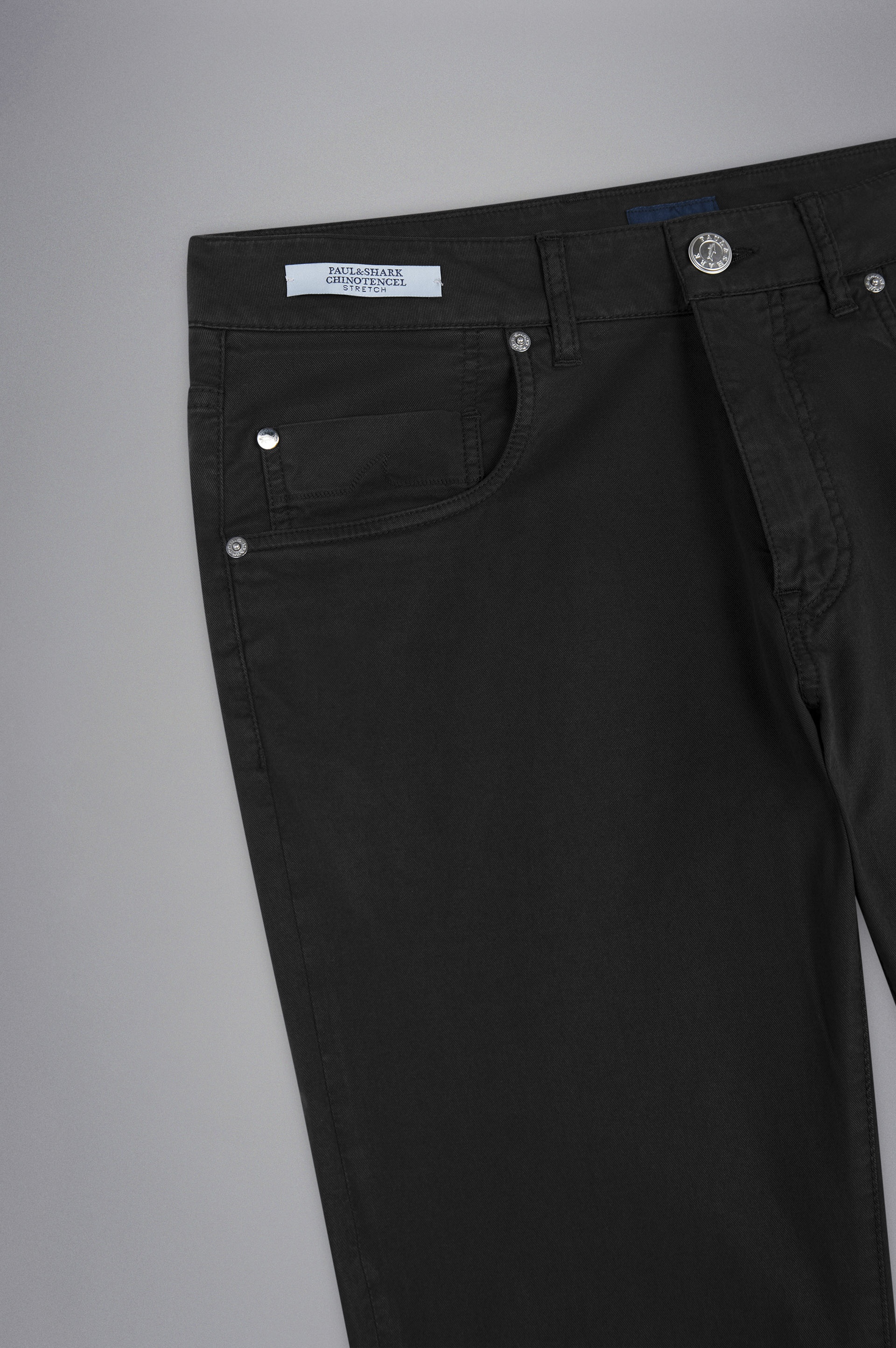 CHINO TENCEL COTTON STRETCH 5 POCKETS TROUSERS - 5