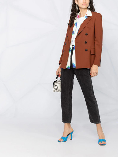 MSGM double-breasted blazer outlook