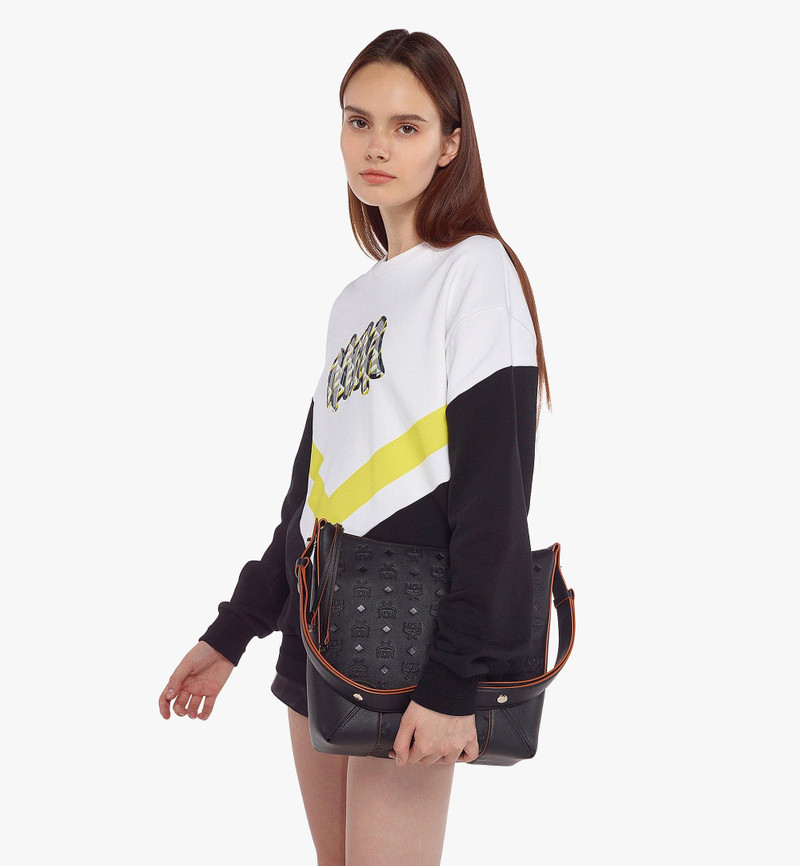 MCM Aren Hobo in Monogram Leather outlook