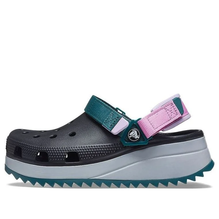 Crocs Classic Hiker Clog 'Black Grey Teal' 206772-988 - 1