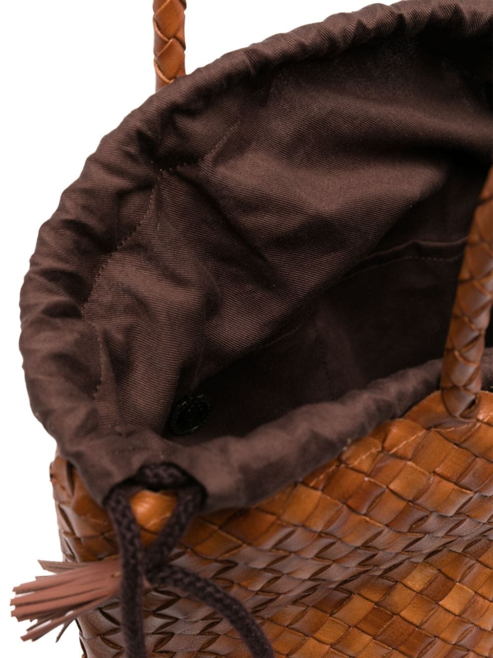 Jacky Bucket woven leather bag - 5