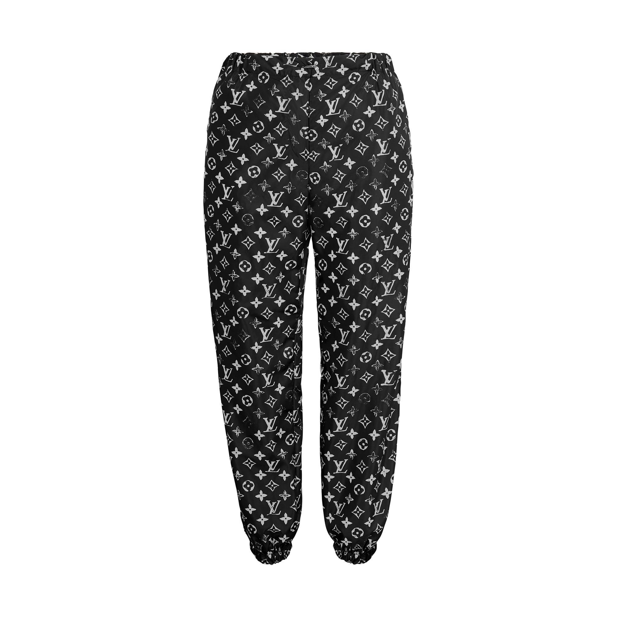 Stencil-effect Monogram Jogging Pants - 1