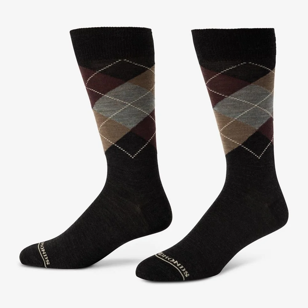 Pattern Dress Socks - 1