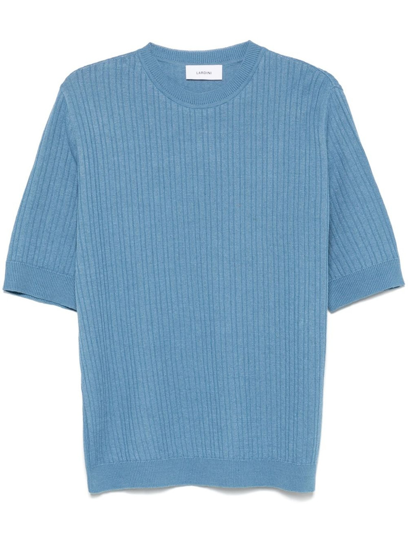 ribbed-knit T-shirt 1