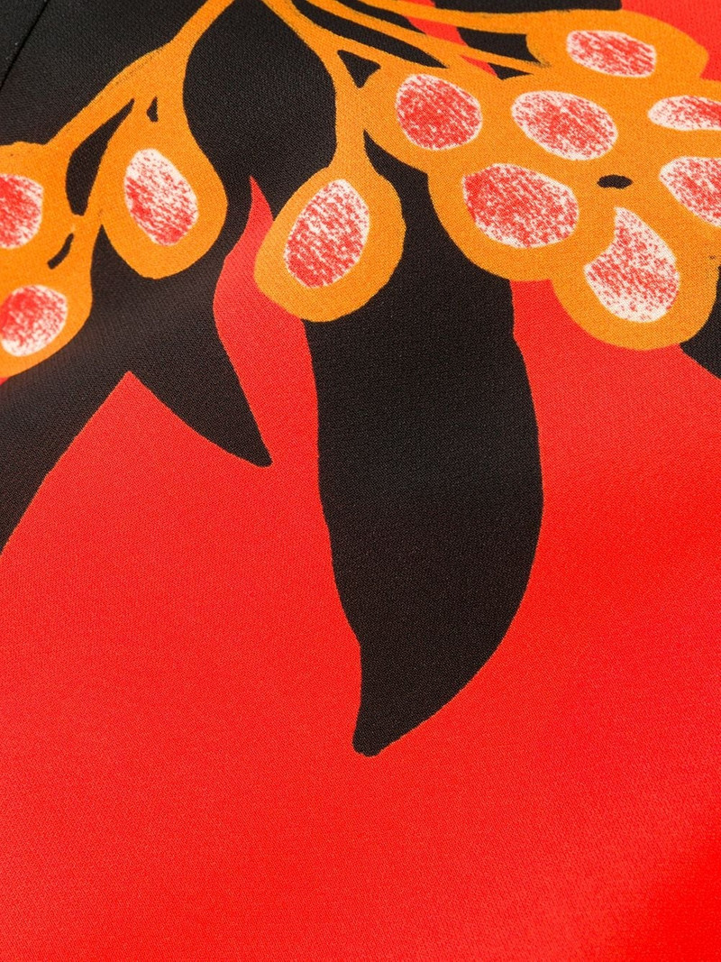 Monkey Forest print midi dress 6